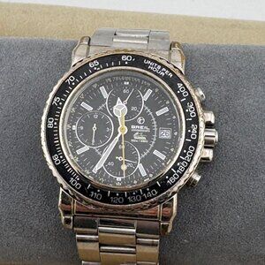 Vintage and Very Rare BREIL Manta 10 ATM Italian Dive Watch New battery